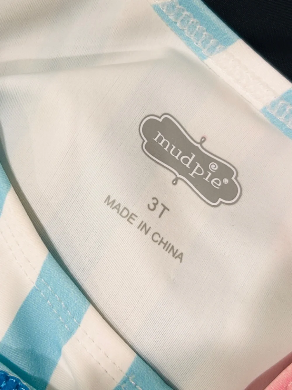 NWT Mud Pie Ruffle Fish Swimsuit in 3T